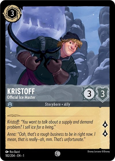 Lorcana - The First Chapter - 182/204 Kristoff - Official Ice Master Common