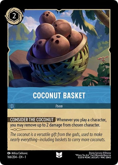 Lorcana - The First Chapter - 166/204 Coconut Basket Uncommon