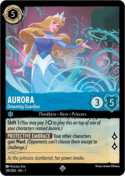 Lorcana - The First Chapter - 139/204 Aurora - Dreaming Guardian Super Rare