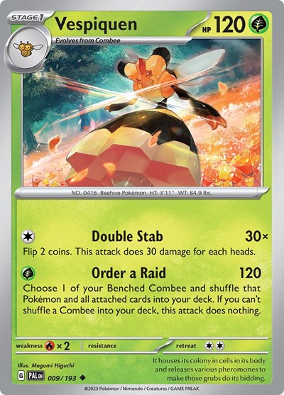 Scarlet & Violet Paldea Evolved - 009/193 Vespiquen Uncommon