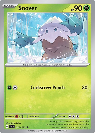 Scarlet & Violet Paldea Evolved - 010/193 Snover Common