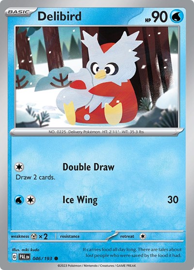 Scarlet & Violet Paldea Evolved - 046/193 Delibird Common