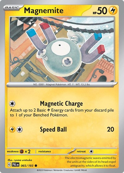 Scarlet & Violet Paldea Evolved - 065/193 Magnemite Common