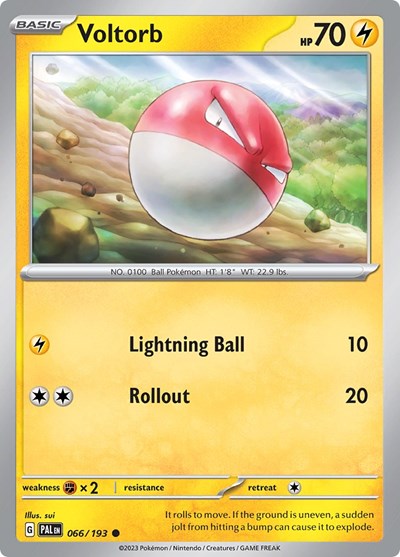 Scarlet & Violet Paldea Evolved - 066/193 Voltorb Common