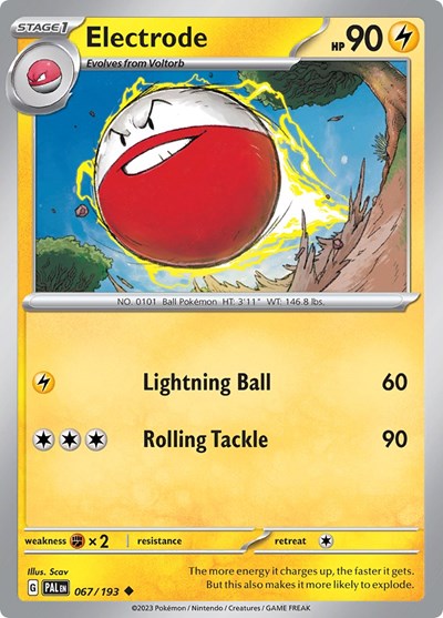 Scarlet & Violet Paldea Evolved - 067/193 Electrode Uncommon