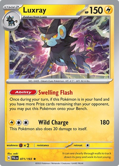 Scarlet & Violet Paldea Evolved - 071/193 Luxray Rare