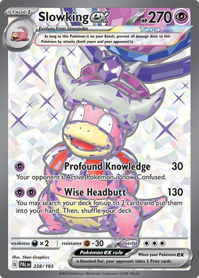 Scarlet & Violet Paldea Evolved - 238/193 Slowking ex Ultra Rare