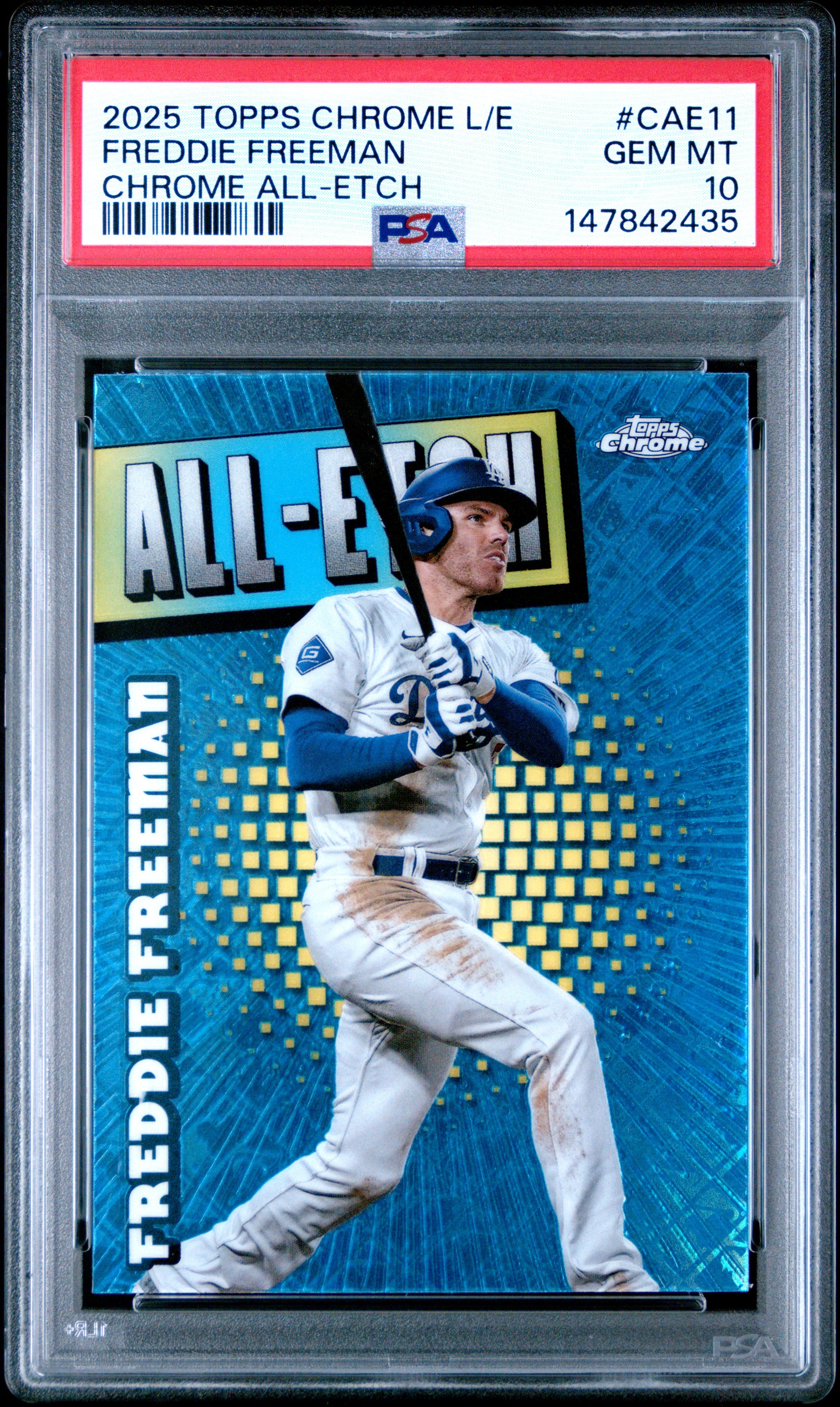 2025 Topps Freddie Freeman CAE11 PSA 10