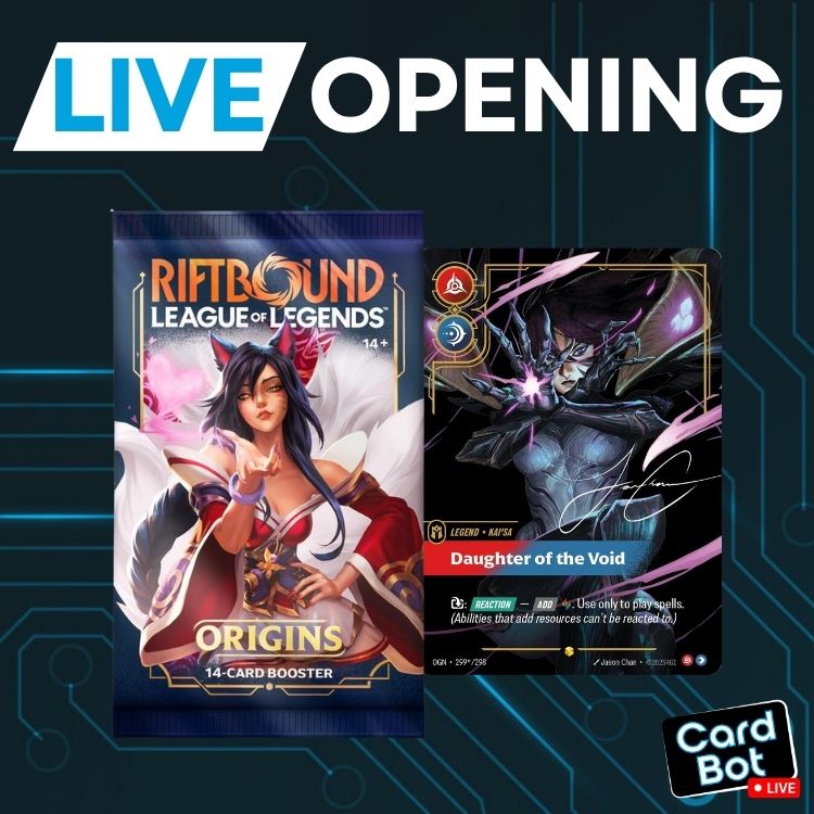 LIVE OPENING - Riftbound League of Legends Card Game Origins Booster Pack