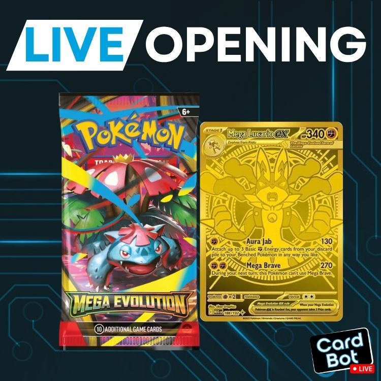 LIVE OPENING - Pokémon TCG Mega Evolution Booster Pack