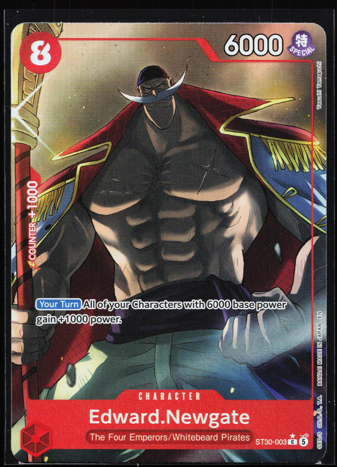 Starter Deck EX: Luffy & Ace ST30-003 Edward.Newgate (Full Art) Common