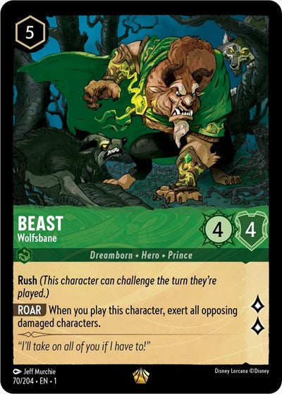 Lorcana - The First Chapter - 070/204 Beast - Wolfsbane Legendary