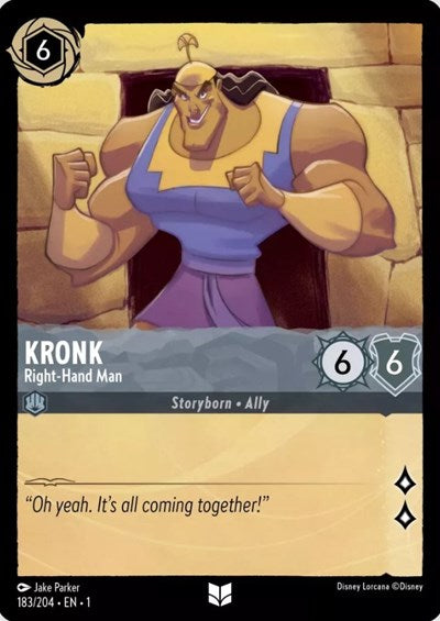 Lorcana - The First Chapter - 183/204 Kronk - Right-Hand Man Uncommon