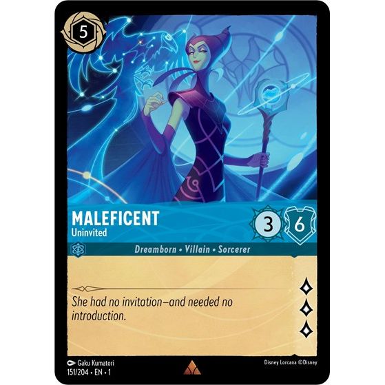 Lorcana - The First Chapter - 151/204 Maleficent - Uninvited Rare