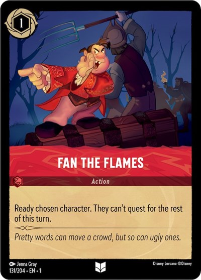 Lorcana - The First Chapter - 131/204 Fan the Flames Uncommon