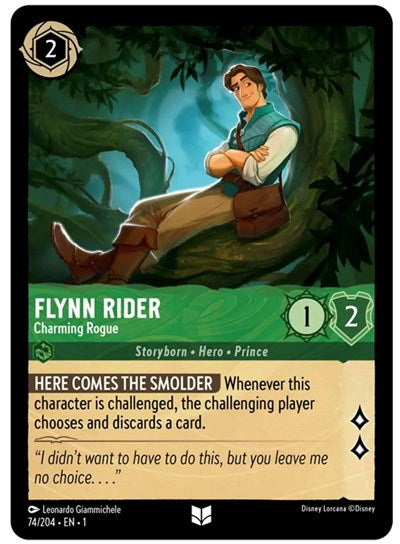 Lorcana - The First Chapter - 74/204 Flynn Rider - Charming Rogue Uncommon