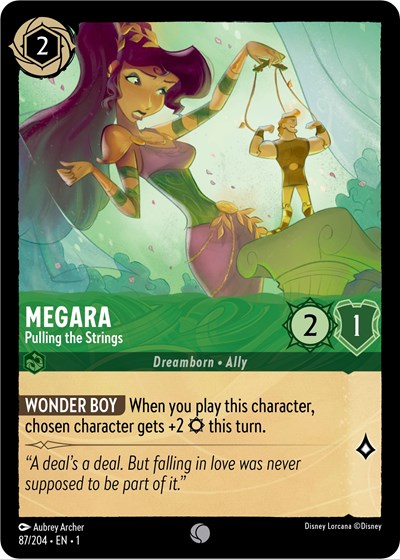 Lorcana - The First Chapter - 087/204 Megara - Pulling the Strings Common