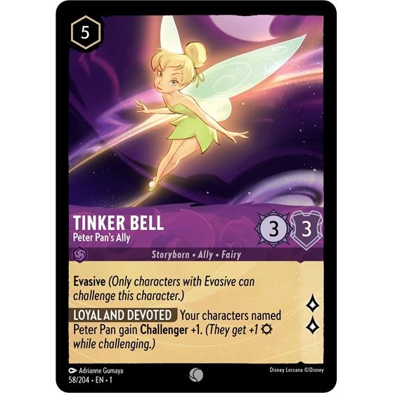 Lorcana - The First Chapter - 058/204 Tinker Bell - Peter Pan's Ally Common