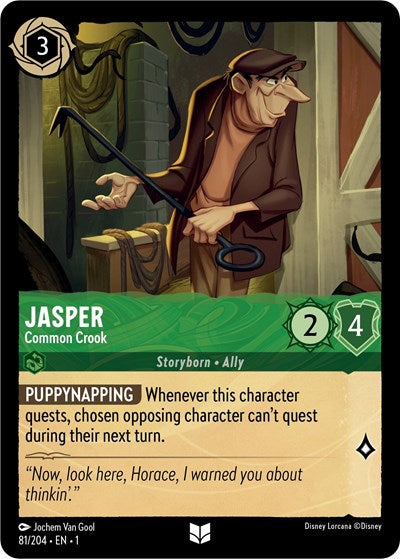 Lorcana - The First Chapter - 081/204 Jasper - Common Crook Uncommon