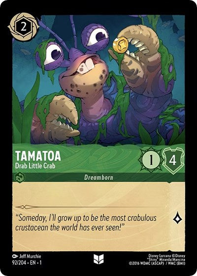 Lorcana - The First Chapter - 092/204 Tamatoa - Drab Little Crab Uncommon