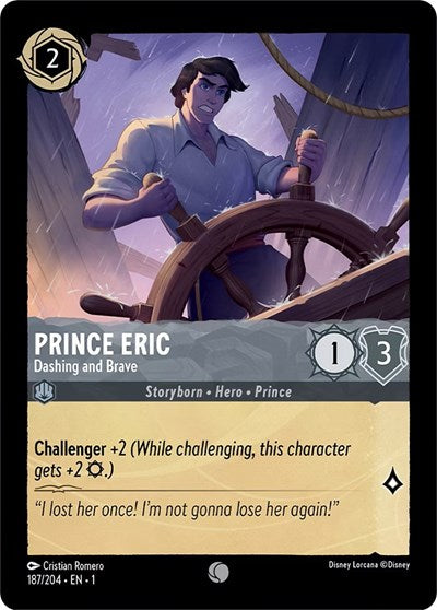 Lorcana - The First Chapter - 187/204 Prince Eric - Dashing and Brave Common
