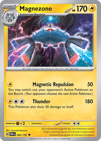 Scarlet & Violet Obsidian Flames - 065/197 Magnezone Uncommon