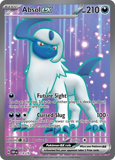 Scarlet & Violet Obsidian Flames - 214/197 Absol ex Ultra Rare