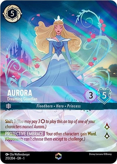 Lorcana - The First Chapter - 213/204 Aurora - Dreaming Guardian (Enchanted) Enchanted