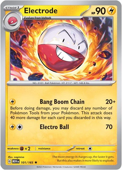 Scarlet & Violet 151 - 101/165 Electrode Rare