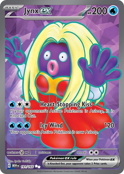 Scarlet & Violet 151 - 191/165 Jynx ex Ultra Rare