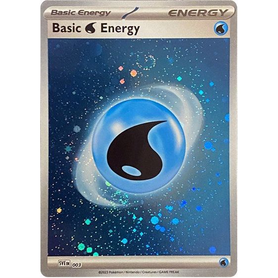 Scarlet & Violet 151 - 003 Basic Water Energy (Cosmos Holo) Common