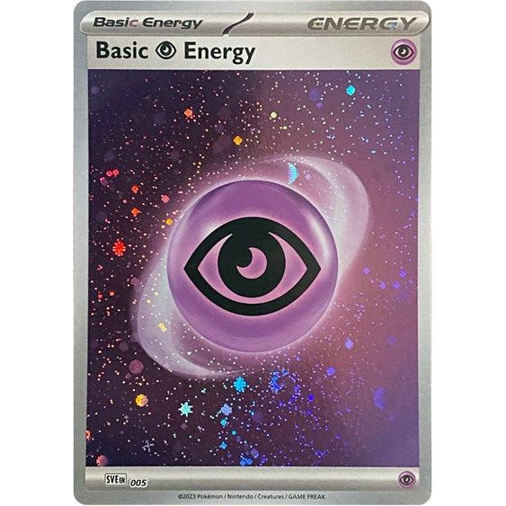 Scarlet & Violet 151 - 005 Basic Psychic Energy (Cosmos Holo) Common
