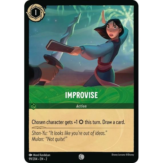 Lorcana - Rise of the Floodborn - 099/204 Improvise Common