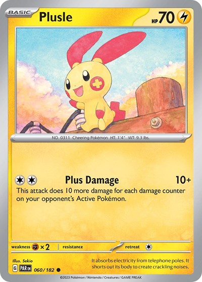 Scarlet & Violet Paradox Rift - 060/182 Plusle Common