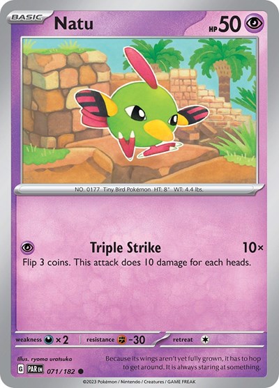 Scarlet & Violet Paradox Rift - 071/182 Natu Common