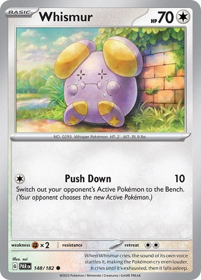 Scarlet & Violet Paradox Rift - 148/182 Whismur Common