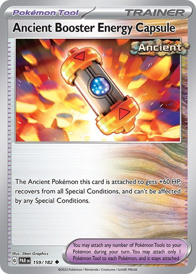 Scarlet & Violet Paradox Rift - 159/182 Ancient Booster Energy Capsule Uncommon