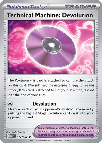 Scarlet & Violet Paradox Rift - 177/182 Technical Machine: Devolution Uncommon