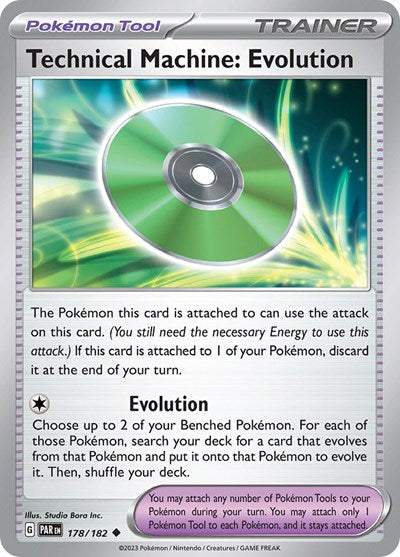 Scarlet & Violet Paradox Rift - 178/182 Technical Machine: Evolution Uncommon