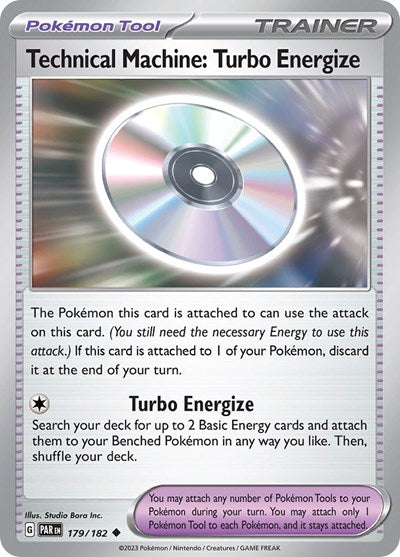 Scarlet & Violet Paradox Rift - 179/182 Technical Machine: Turbo Energize Uncommon