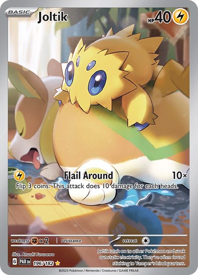 Scarlet & Violet Paradox Rift - 196/182 Joltik Illustration Rare