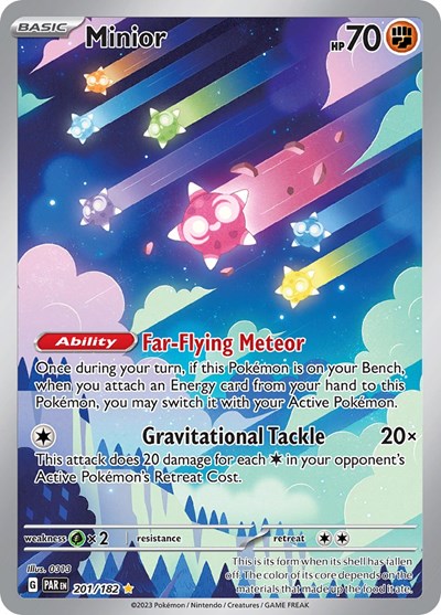 Scarlet & Violet Paradox Rift - 201/182 Minior Illustration Rare