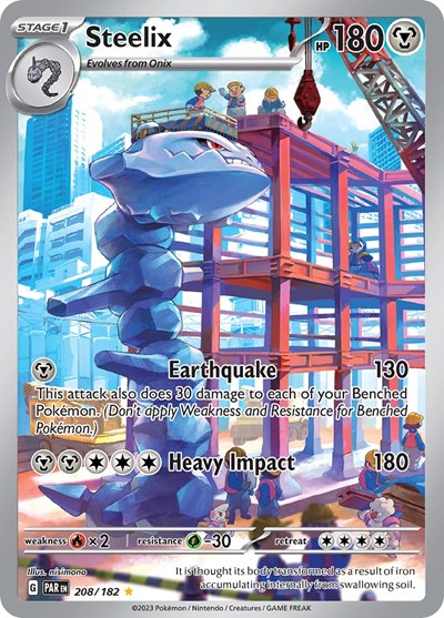 Scarlet & Violet Paradox Rift - 208/182 Steelix Illustration Rare