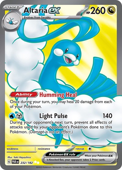 Scarlet & Violet Paradox Rift - 232/182 Altaria ex Ultra Rare