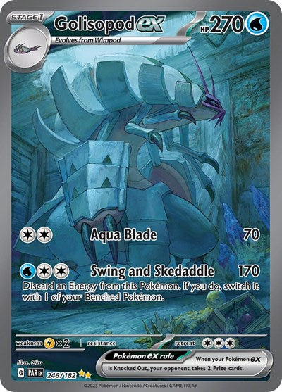 Scarlet & Violet Paradox Rift - 246/182 Golisopod ex Special Illustration Rare