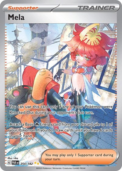 Scarlet & Violet Paradox Rift - 254/182 Mela Special Illustration Rare