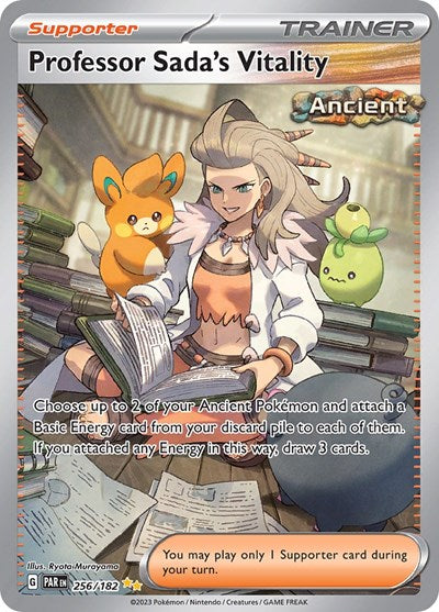 Scarlet & Violet Paradox Rift - 256/182 Professor Sada's Vitality Special Illustration Rare