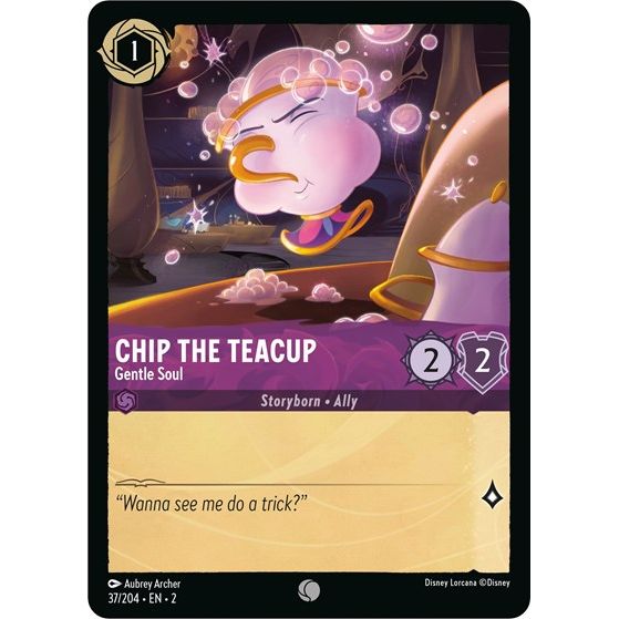 Lorcana - Rise of the Floodborn - 037/204 Chip the Teacup - Gentle Soul Common