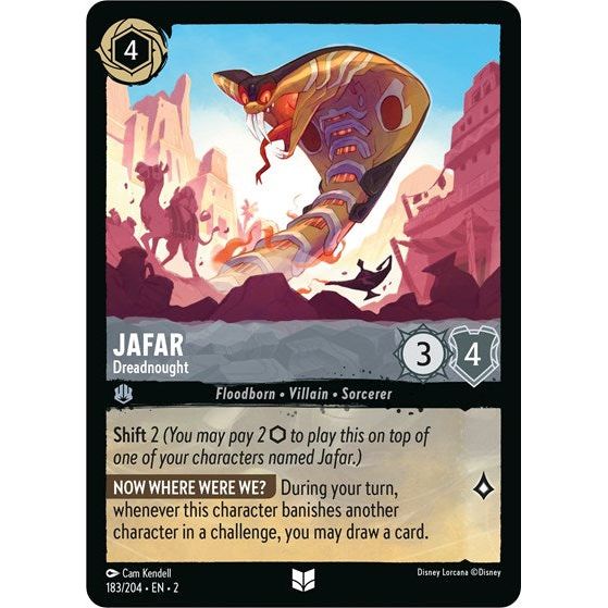 Lorcana - Rise of the Floodborn - 183/204 Jafar - Dreadnought Uncommon