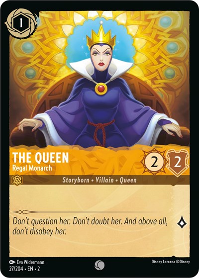 Lorcana - Rise of the Floodborn - 27/204 The Queen - Regal Monarch Common
